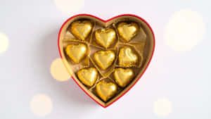 Heart Shaped Chocolate Box Wallpaper