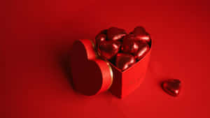 Heart Shaped Chocolate Box Wallpaper