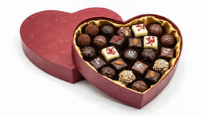 Heart Shaped Chocolate Box Wallpaper