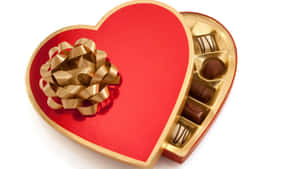 Heart Shaped Chocolate Box Wallpaper
