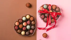 Heart Shaped Chocolate Box Wallpaper