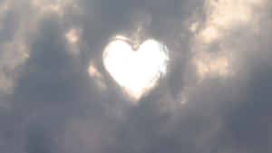 Heart Shaped Cloud Formation Wallpaper