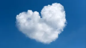 Heart Shaped Cloud Formation Wallpaper