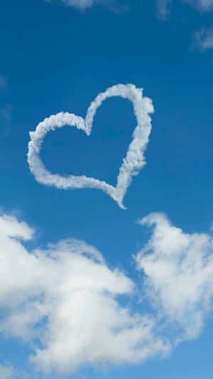 Heart Shaped Cloud Formation Wallpaper