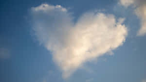 Heart Shaped Cloud Formation Wallpaper