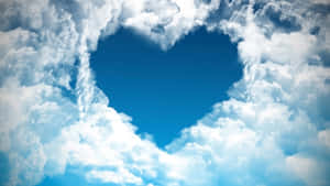 Heart Shaped Cloud Formation Wallpaper