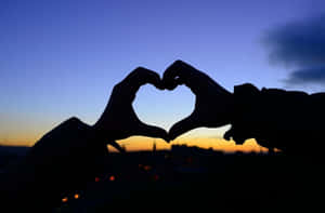 Heart Silhouette Wallpaper Wallpaper