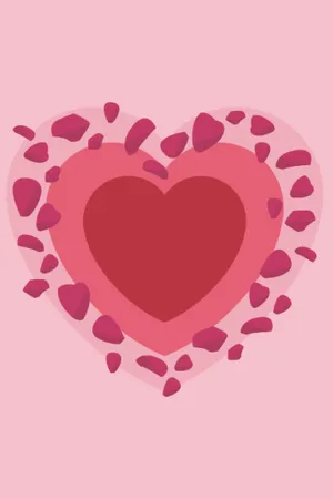 Heart Symbol Express Of Love Aesthetic Valentine's Day Wallpaper