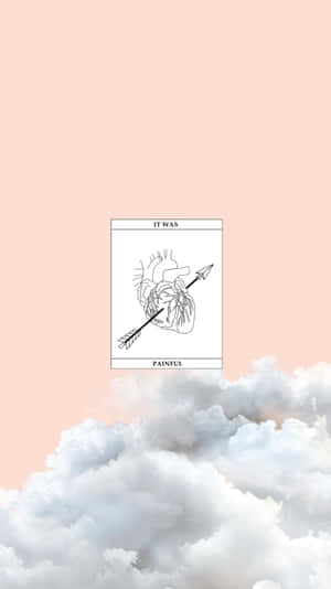 Heartache Clouds Aesthetic Wallpaper