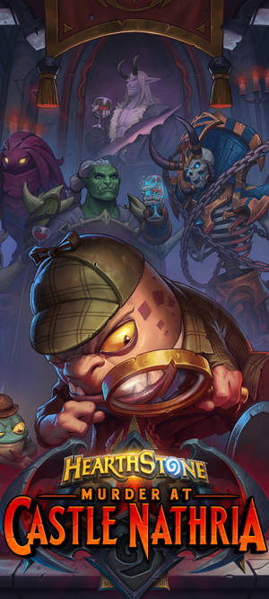 Hearthstone Phone Murder At Castle Nathria Murloc Holmes Wallpaper