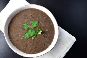 Hearty And Delicious Black Bean Soup Wallpaper