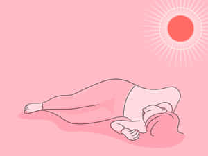 Heat Induced Fainting Illustration Wallpaper