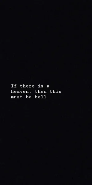 Heaven Hell Contrast Quote Dark Aesthetic.jpg Wallpaper