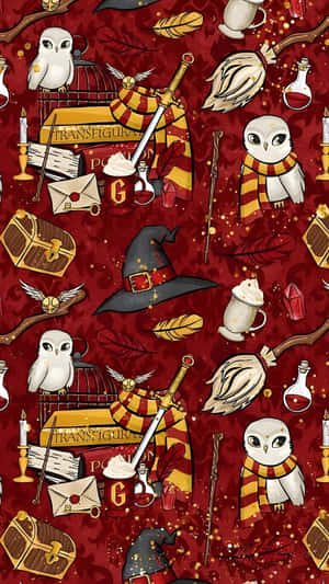 Hedwig And Wizardry Icons Wallpaper