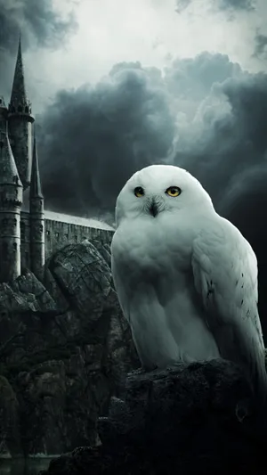 Hedwig The Loyal Owl Wallpaper
