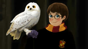 Hedwig The Loyal Owl Wallpaper