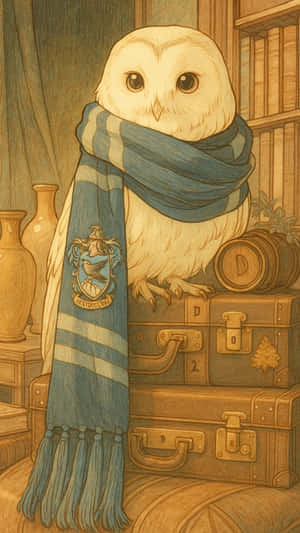 Hedwig The Loyal Owl Wallpaper