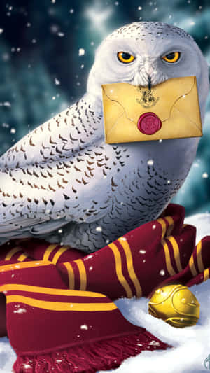 Hedwig The Magical Owl Wallpaper