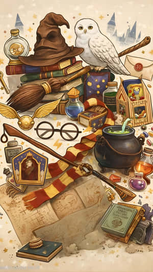 Hedwigs Magical World Wallpaper