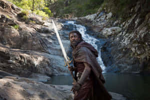 Heimdall, The Vigilant Guardian Of Asgard, Standing Watch Over The Bifrost Bridge Wallpaper