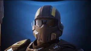 Helldiver_ Trooper_ Closeup Wallpaper