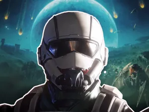 Helldivers2 Trooper Under Fire Wallpaper