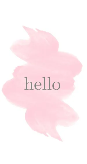 Hello Cute Iphone Lock Screen Wallpaper