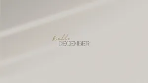 Hello December Desktop Background Wallpaper