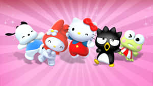 Hello Kitty And Friends Enjoying A Pleasant Day Wallpaper