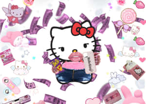 Hello Kitty Baddie Aesthetic Wallpaper