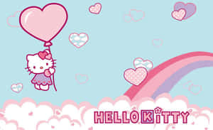 Hello Kitty Balloon Adventure Wallpaper