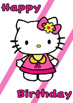 Hello Kitty Birthday Celebration Wallpaper