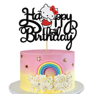 Hello Kitty Birthday Celebration Wallpaper