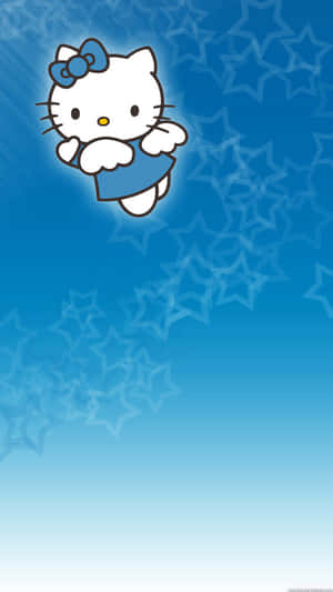 Hello Kitty Blue Sky Wallpaper Wallpaper