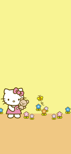 Hello Kitty Flower Garden Wallpaper Wallpaper