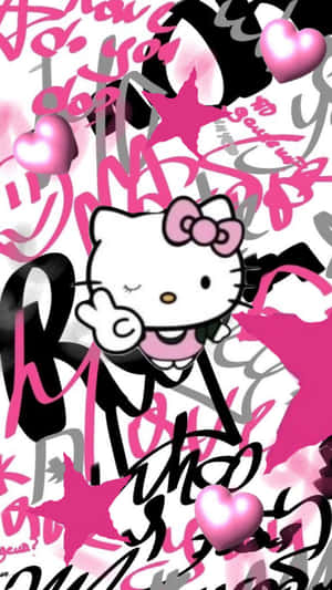 Hello Kitty Graffiti Art Wallpaper