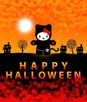 Hello Kitty Halloween Costume Sunset Wallpaper