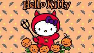 Hello Kitty Halloween Theme Wallpaper
