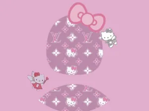 Hello Kitty Lv Sanrio Pfp Wallpaper