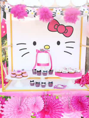 Hello Kitty Party Celebration Wallpaper