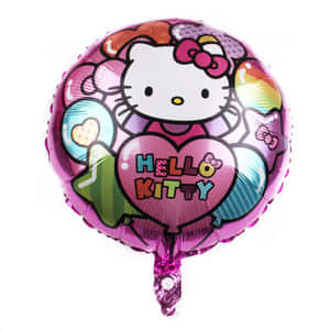Hello Kitty Party With Friends And Decorations Wallpaper