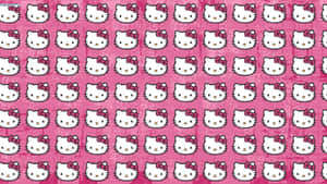 Hello Kitty Pattern Wallpaper Wallpaper