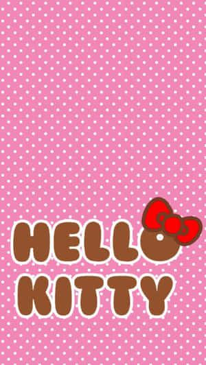 Hello Kitty Polka Dot Valentine Wallpaper