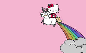 Hello Kitty_ Unicorn Rainbow Ride.jpg Wallpaper