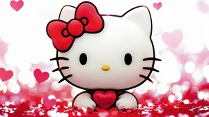 Hello Kitty Valentine Theme Wallpaper