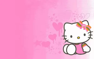 Hello Kitty Valentines Day Background Wallpaper
