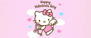 Hello Kitty Valentines Day Celebration Wallpaper