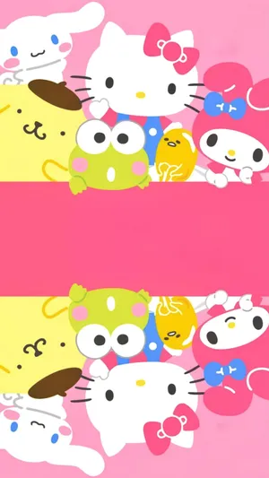 Hello Kittyand Friends Cartoon Wallpaper