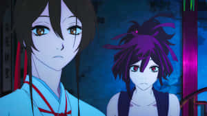 Hells Paradise Jigokuraku Characters Concerned Wallpaper