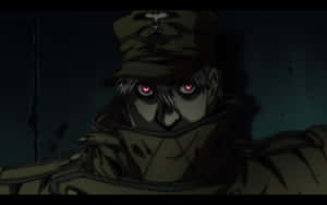 Hellsing The Captain Intense Gaze Wallpaper